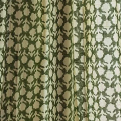 Graham & Green Floral Block Printed Single Curtains