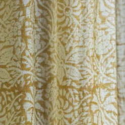 Graham & Green Floral Block Printed Single Curtains