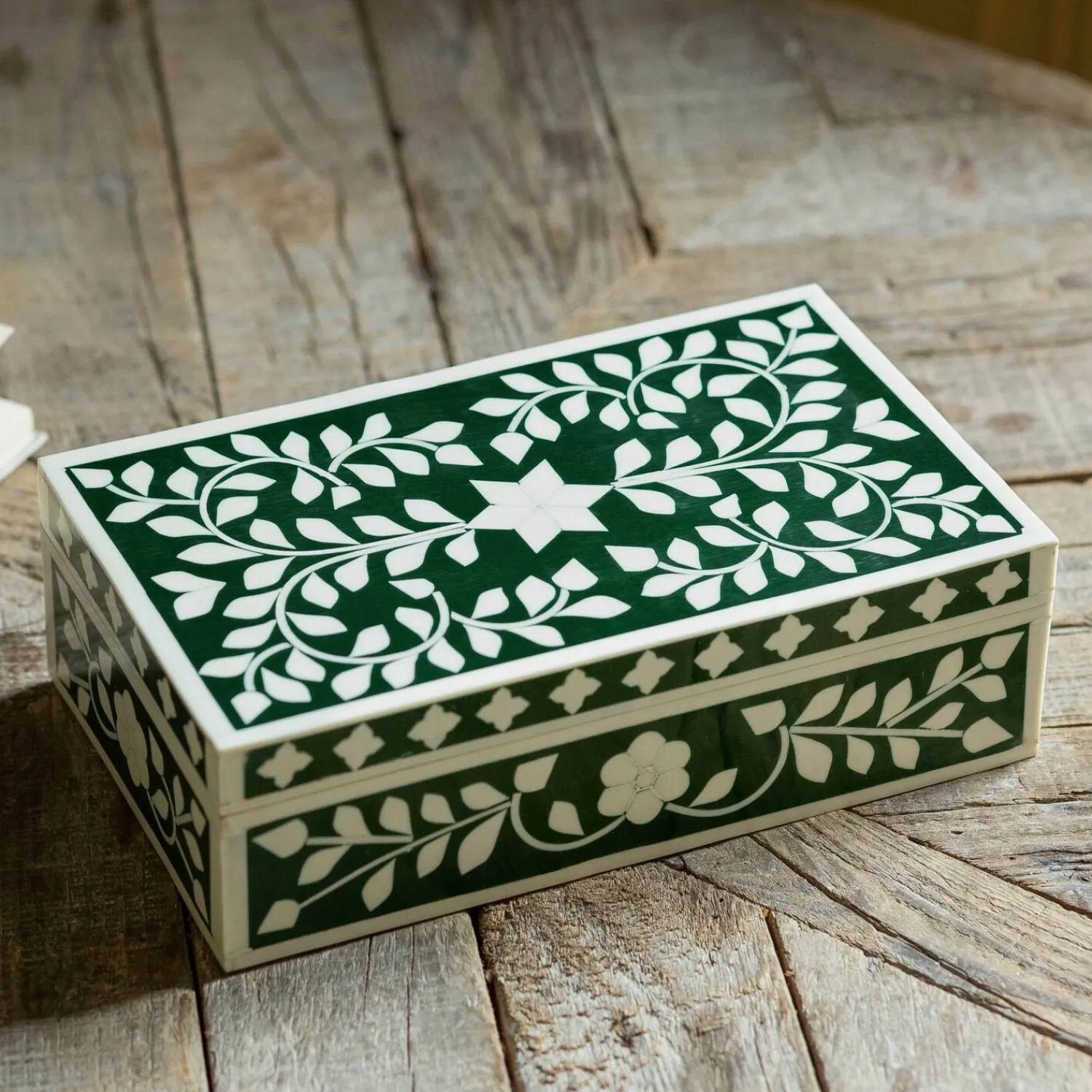 Graham & Green Floral Inlay Boxes