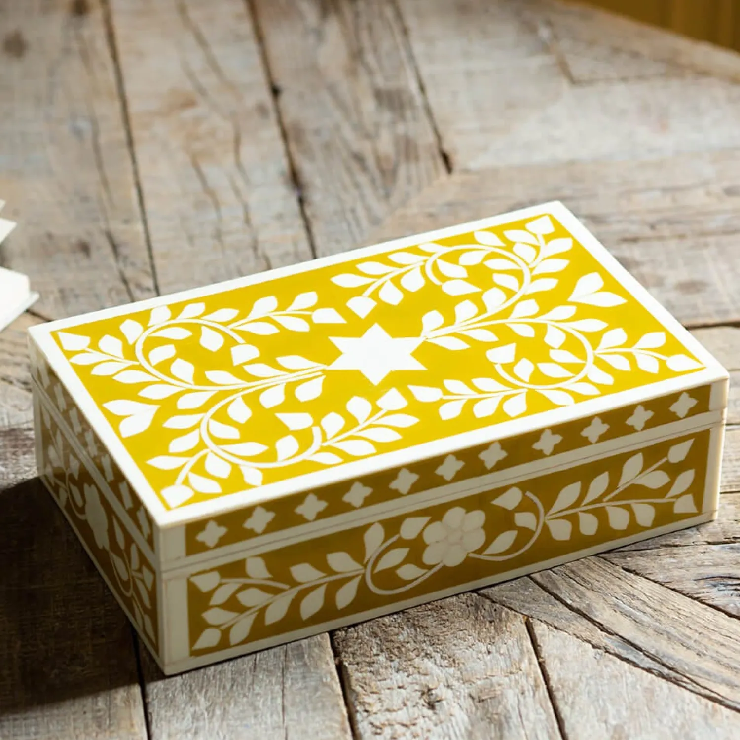 Graham & Green Floral Inlay Boxes