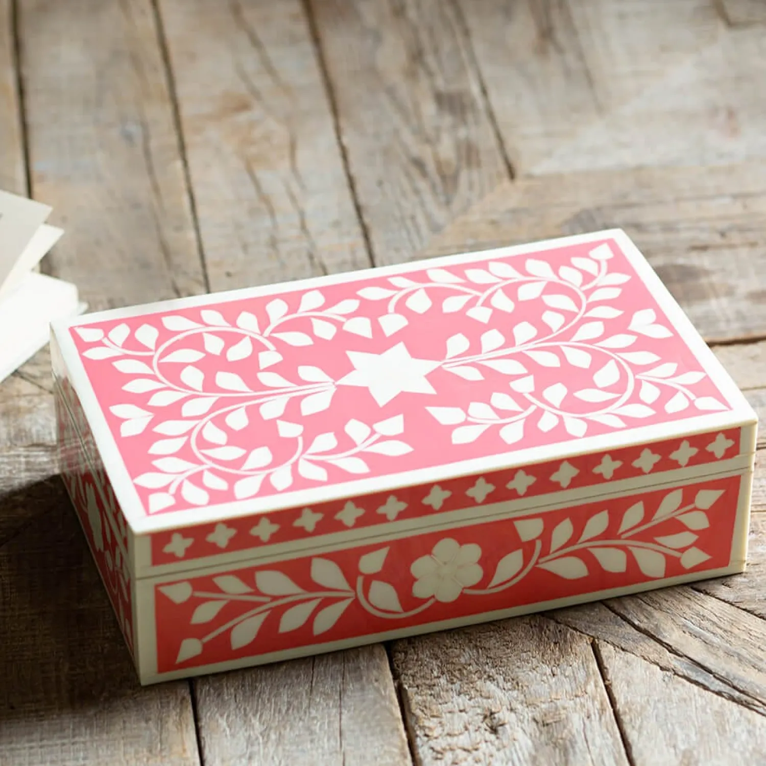 Graham & Green Floral Inlay Boxes