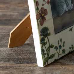 Graham & Green Flower Print Bone Photo Frames