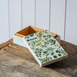 Graham & Green Flower Print Trinket Box