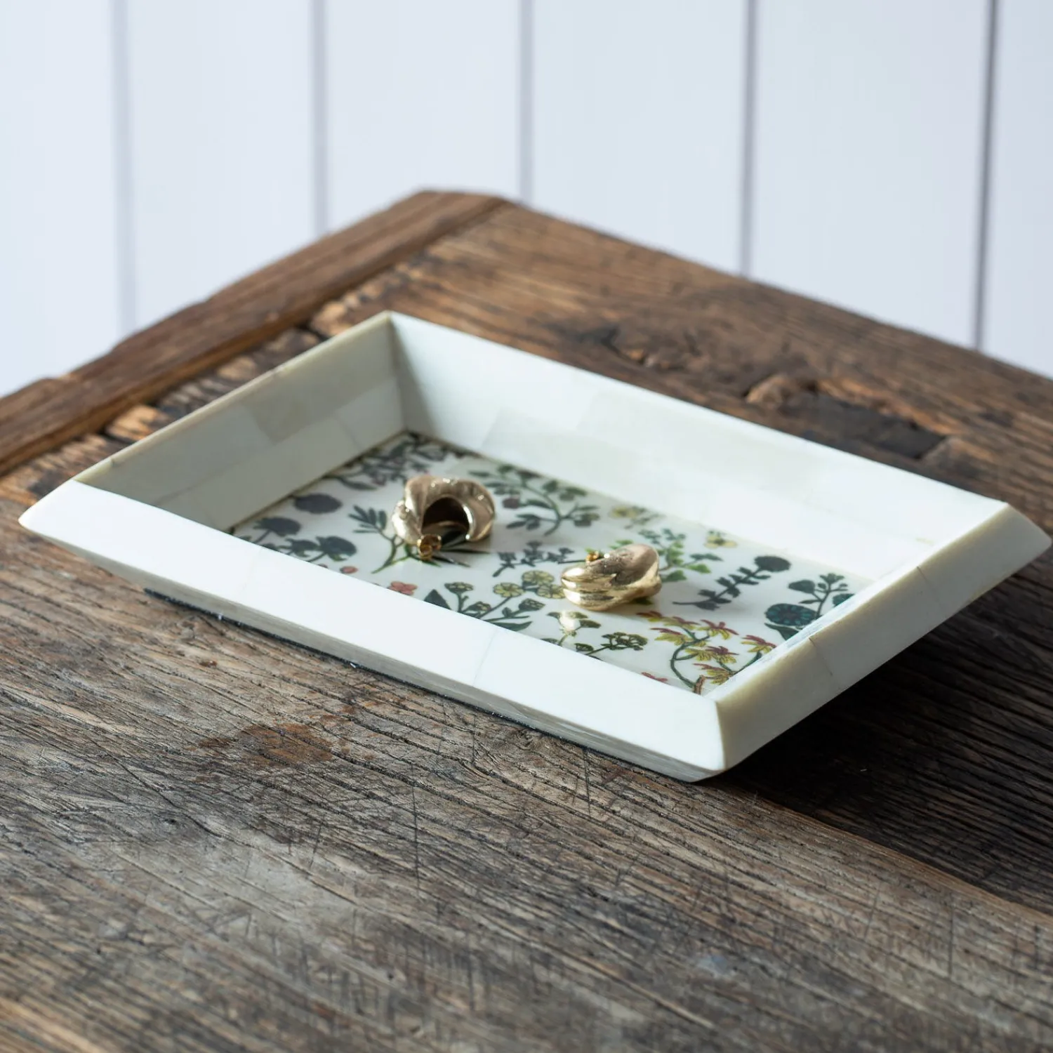 Graham & Green Flower Print Trinket Tray