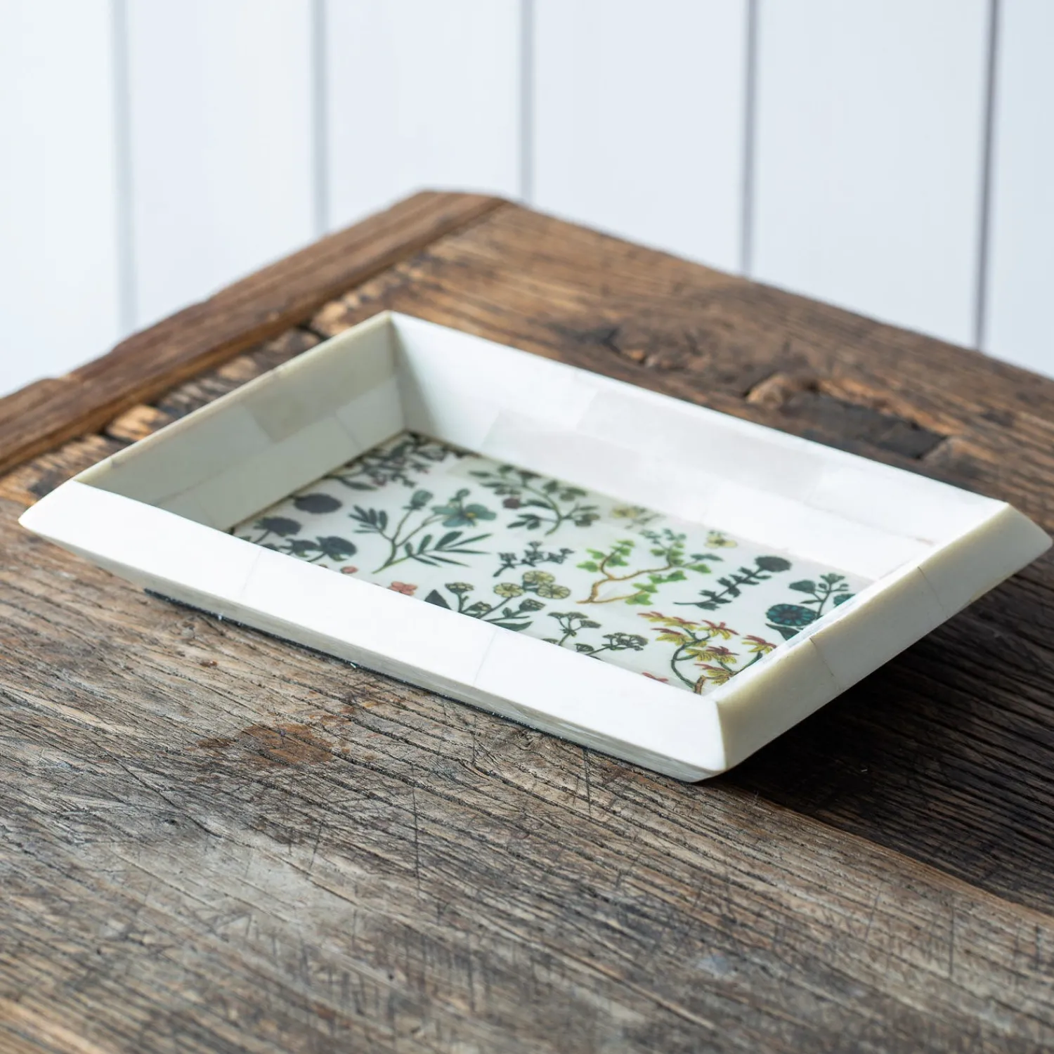 Graham & Green Flower Print Trinket Tray