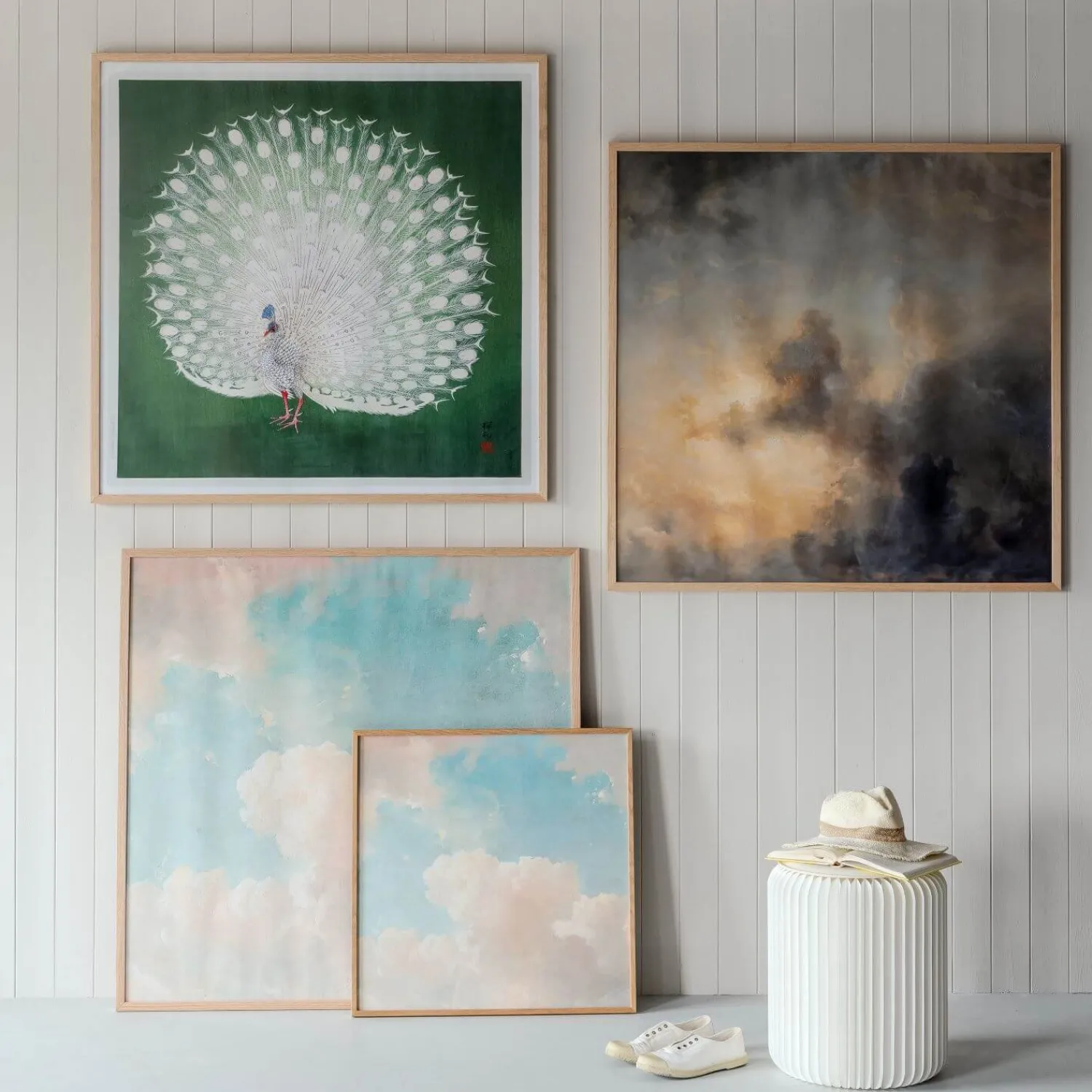 Graham & Green Framed Light Clouds Print Small