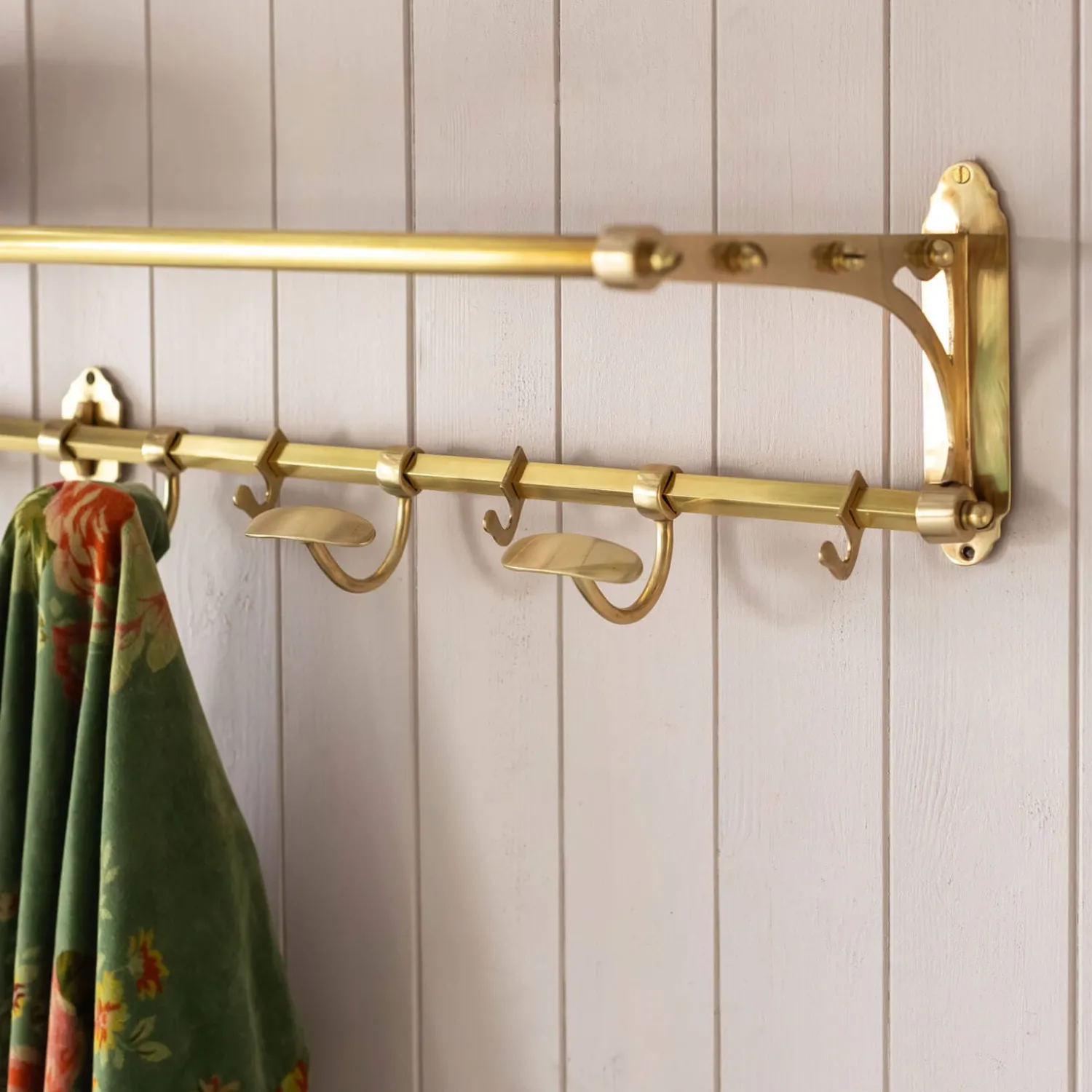 Graham & Green Francine Antique Gold Coat & Luggage Rack