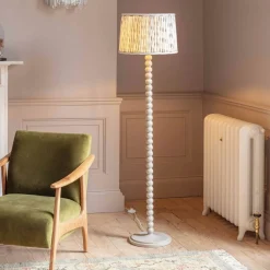 Graham & Green Freya Cashmere Floor Lamp