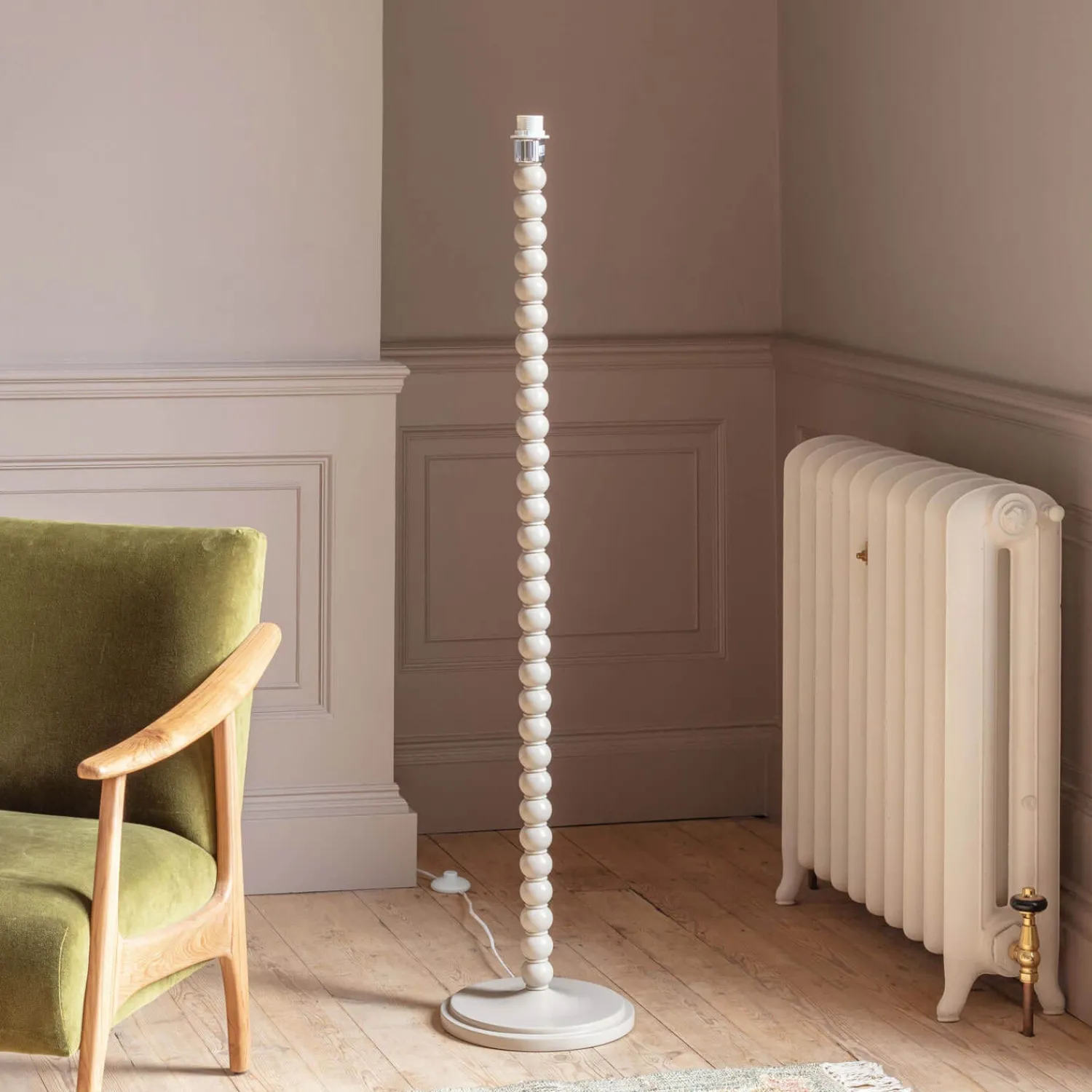 Graham & Green Freya Cashmere Floor Lamp