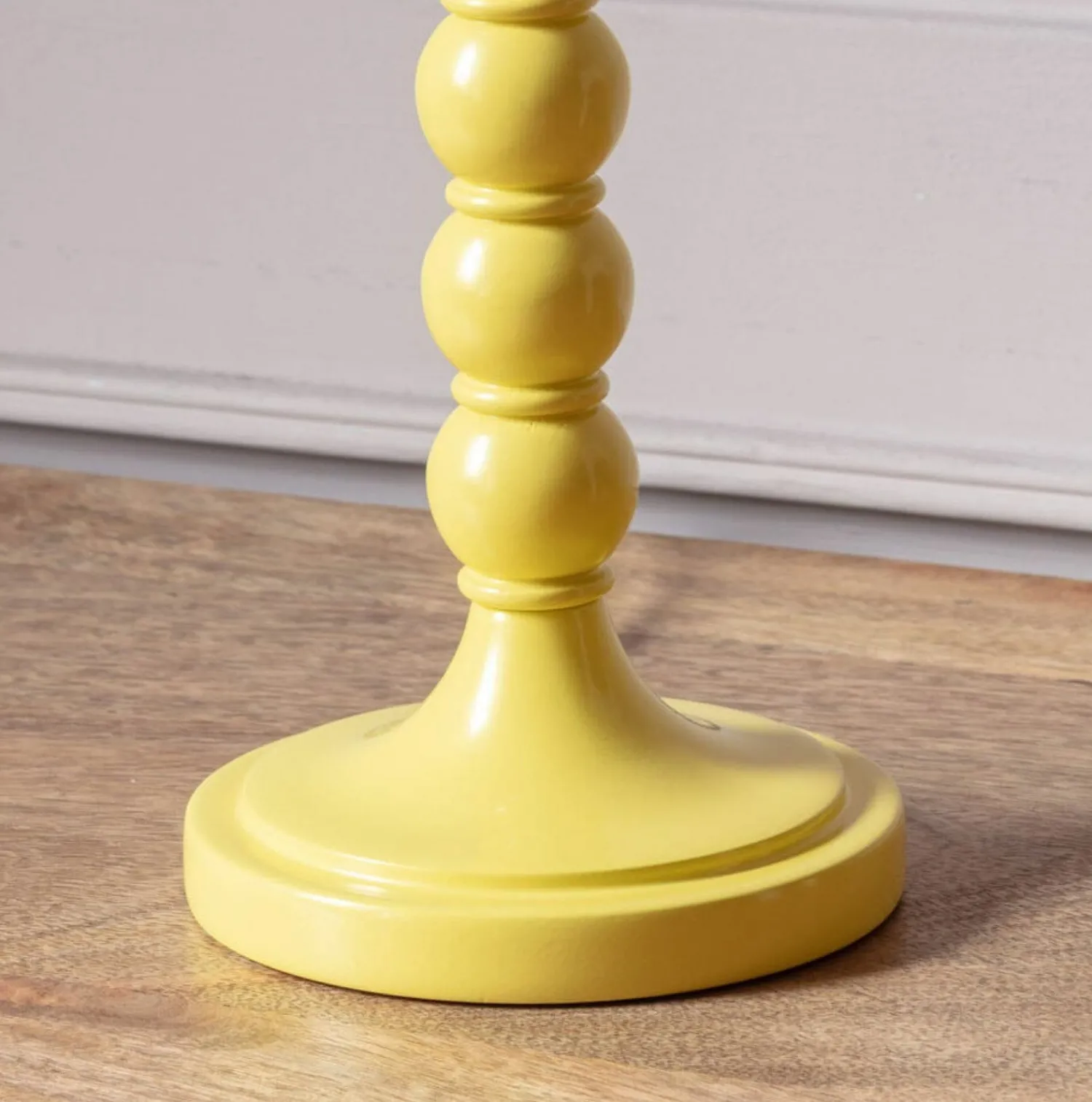 Graham & Green Freya Yellow Table Lamp