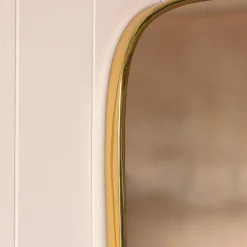 Graham & Green Gold Curved Wall Mirror