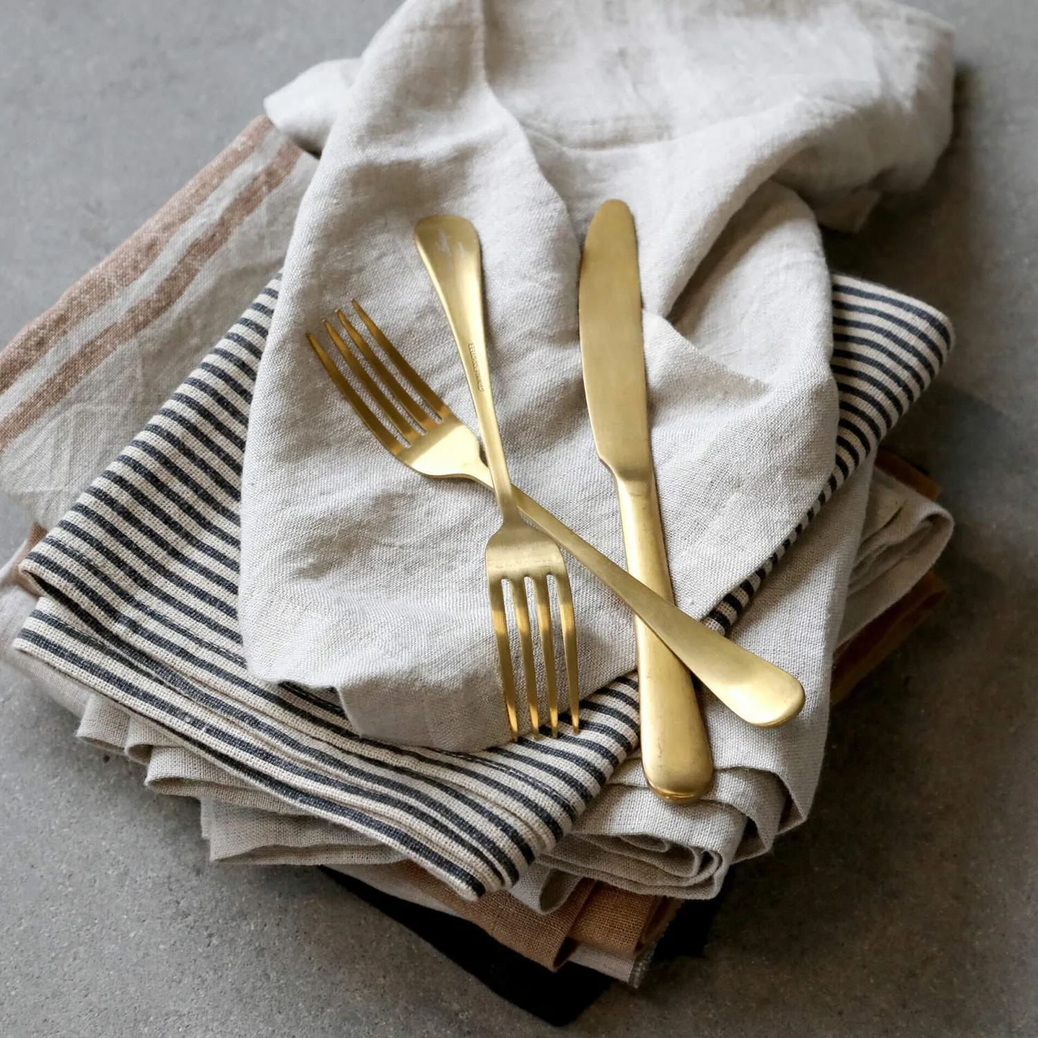 Graham & Green Gold Cutlery Set of Four