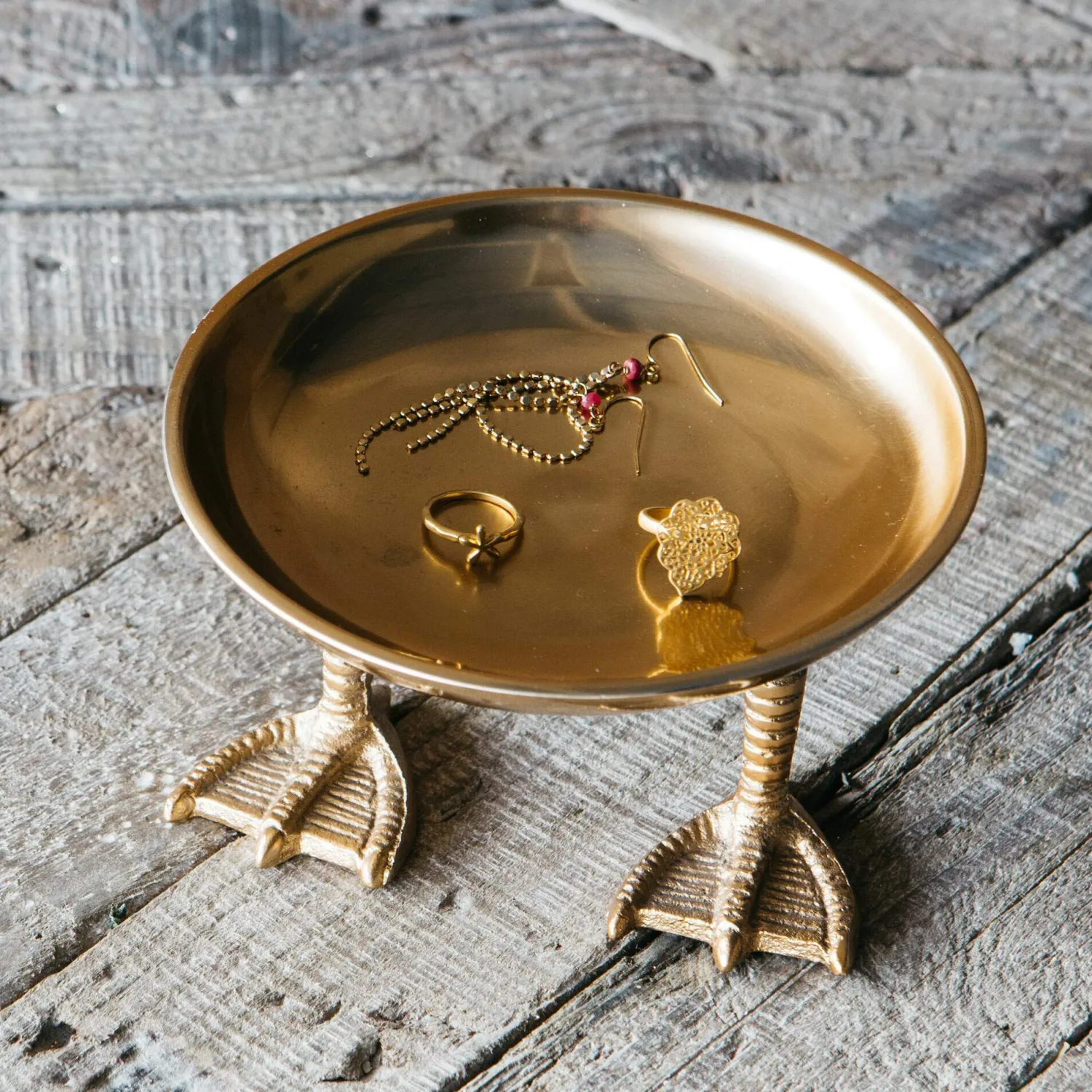 Graham & Green Gold Duck Feet Dish