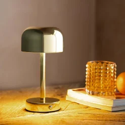 Graham & Green Gold LED Card Room Table Lamp