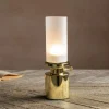 Graham & Green Gold LED Oil Lamp