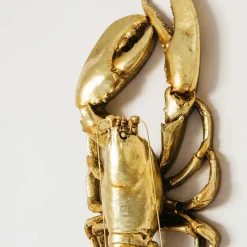 Graham & Green Gold Lobster Wall Decor