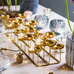 Graham & Green Gold Multi Tea Light Holder