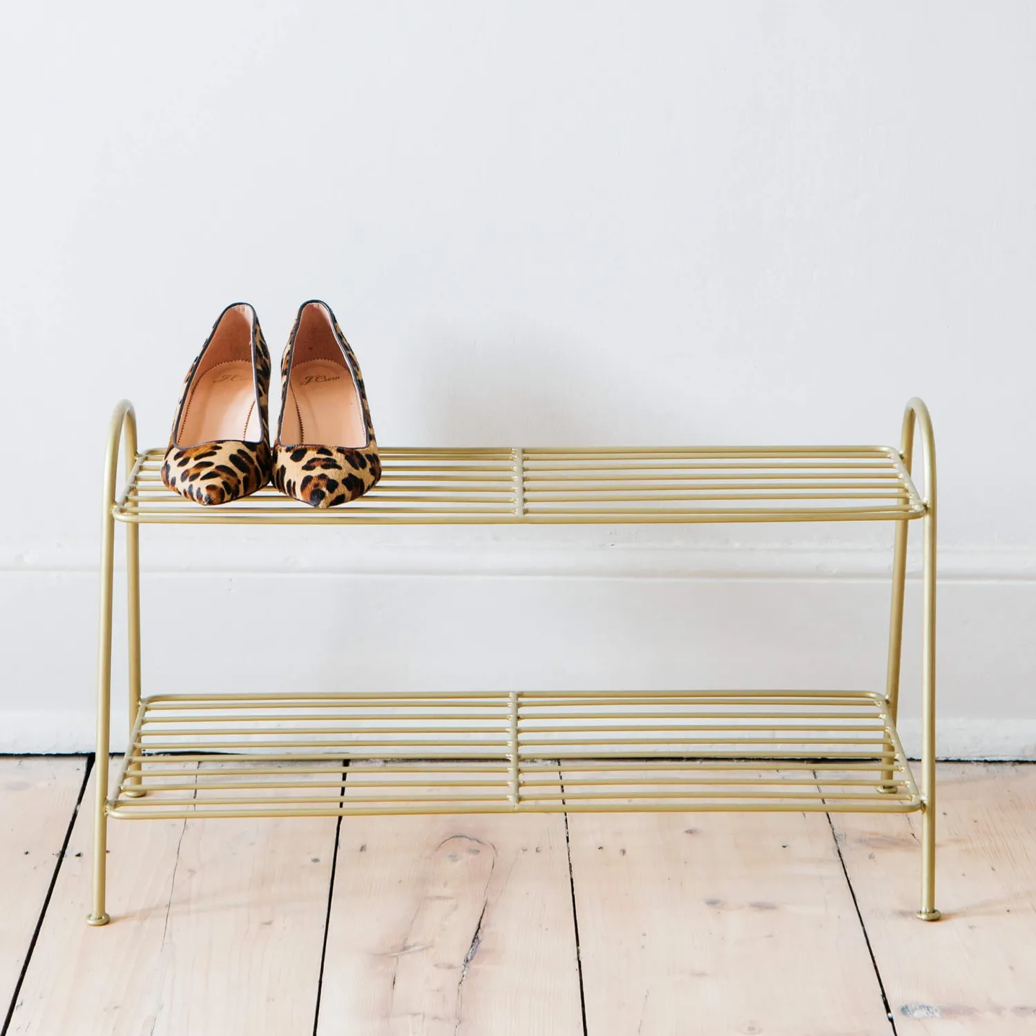 Graham & Green Gold Shoe Rack