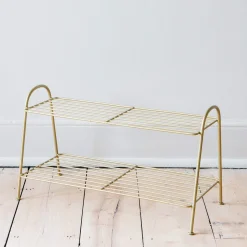 Graham & Green Gold Shoe Rack