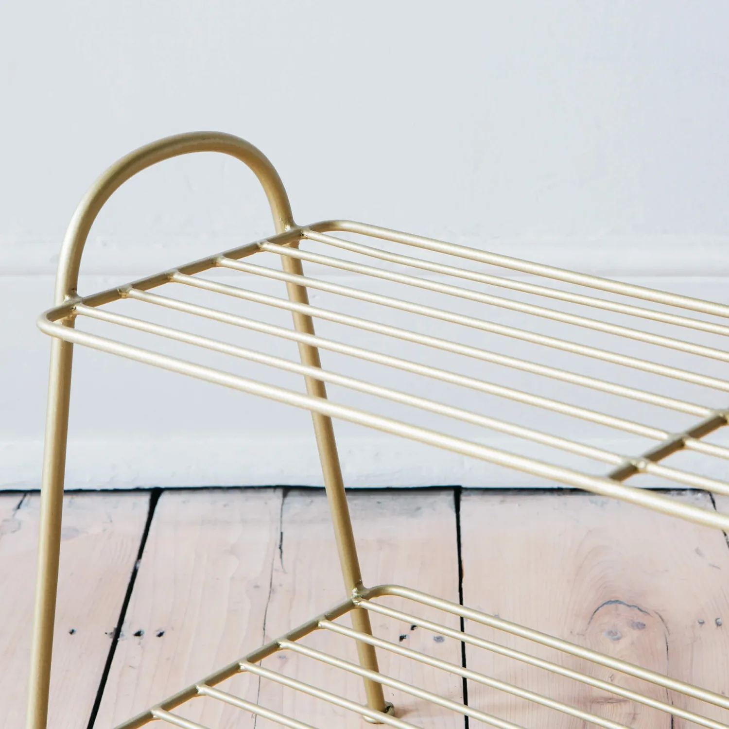 Graham & Green Gold Shoe Rack