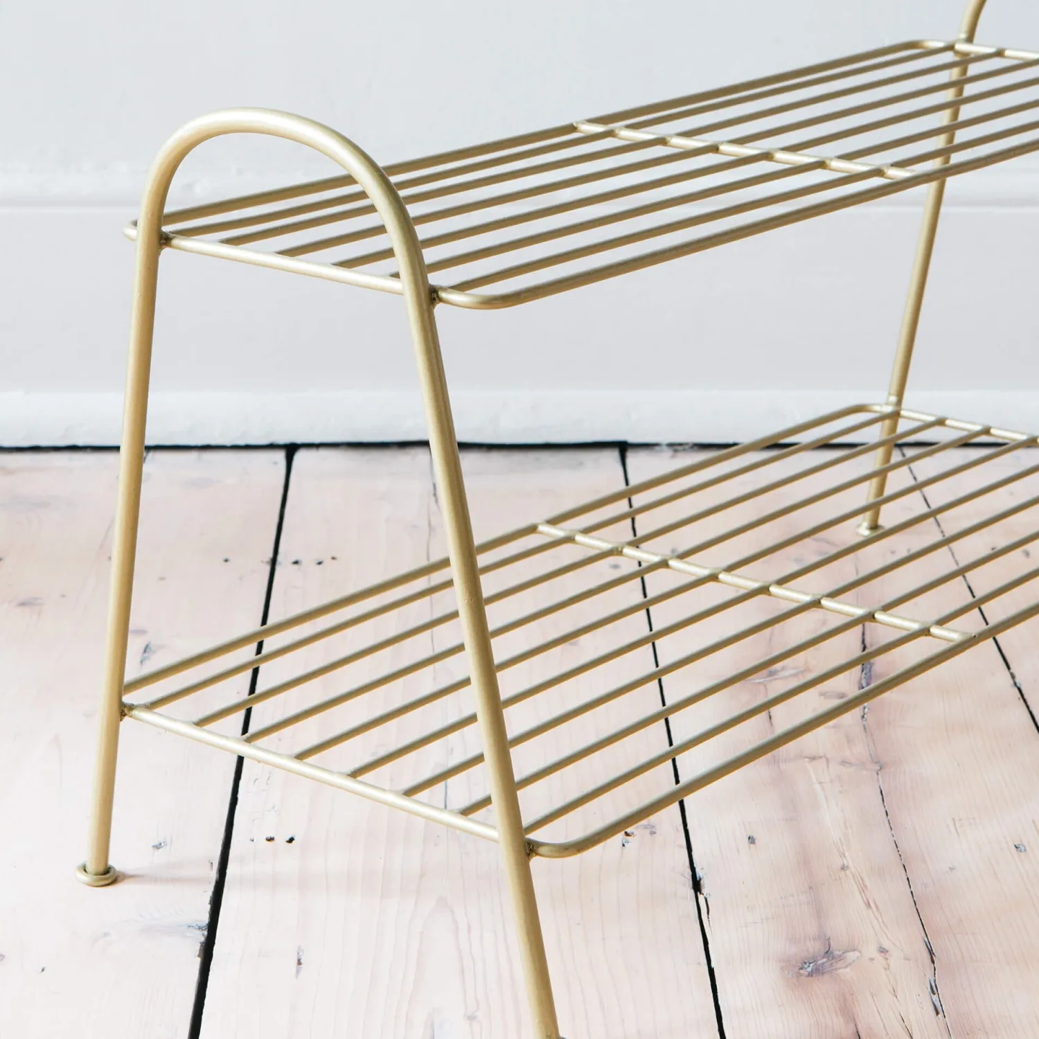 Graham & Green Gold Shoe Rack