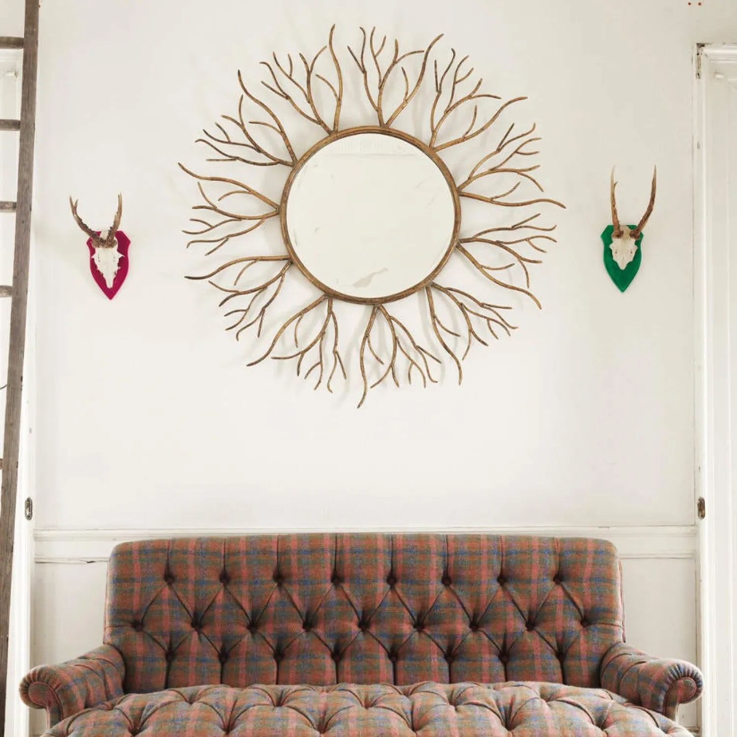 Graham & Green Gold Twig Mirror