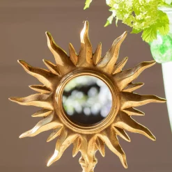 Graham & Green Golden Sun Table Mirror