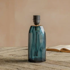 Graham & Green Granville Lagoon Glass Table Lamp