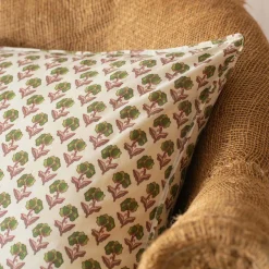 Graham & Green Green Stem Square Cushion