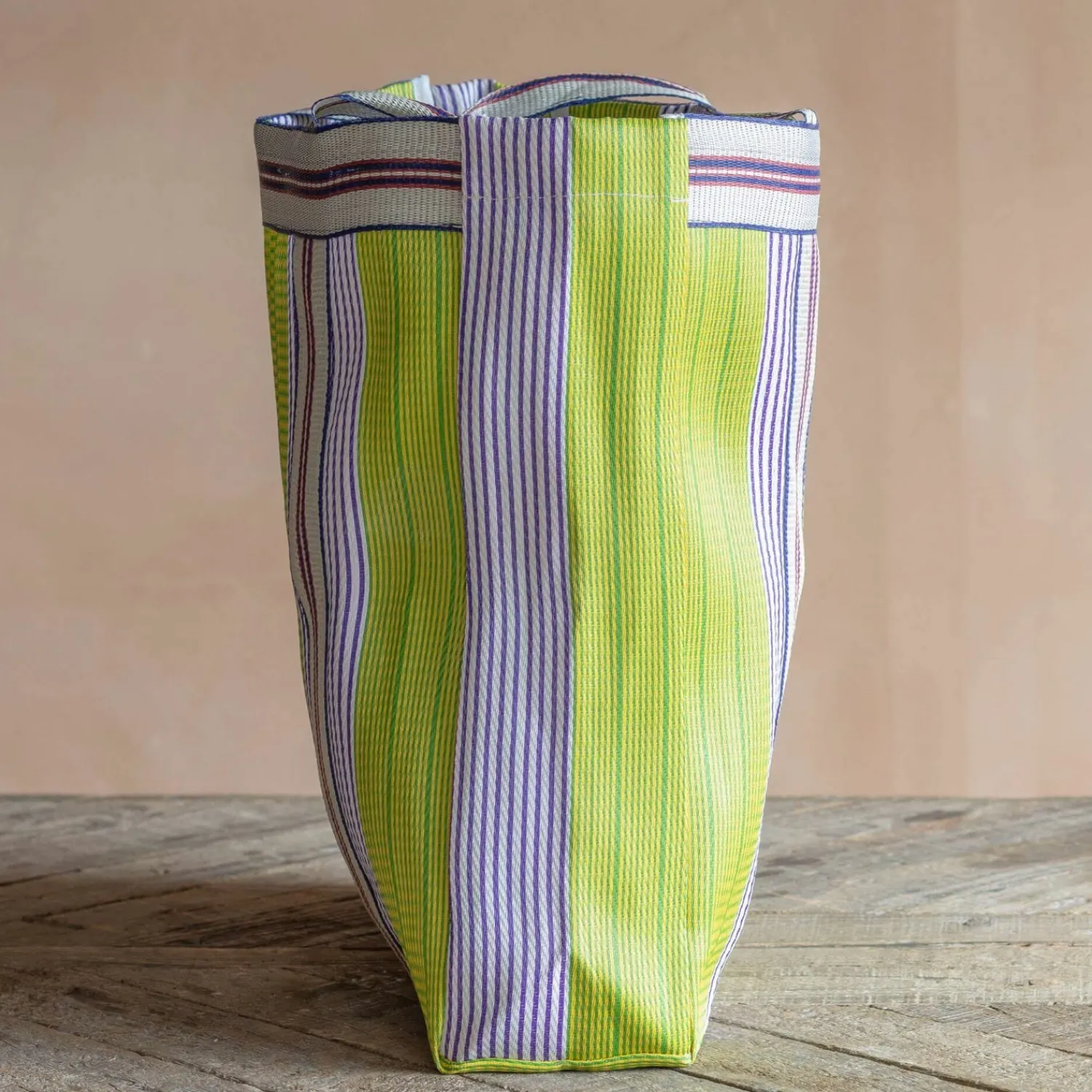 Graham & Green Green Stripe Recycled Tote Bag