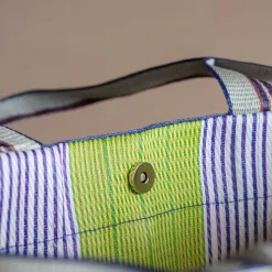 Graham & Green Green Stripe Recycled Tote Bag