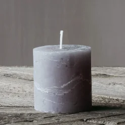 Graham & Green Grey Pillar Candles