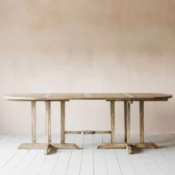 Graham & Green Grey Teak 10 Seater Garden Table