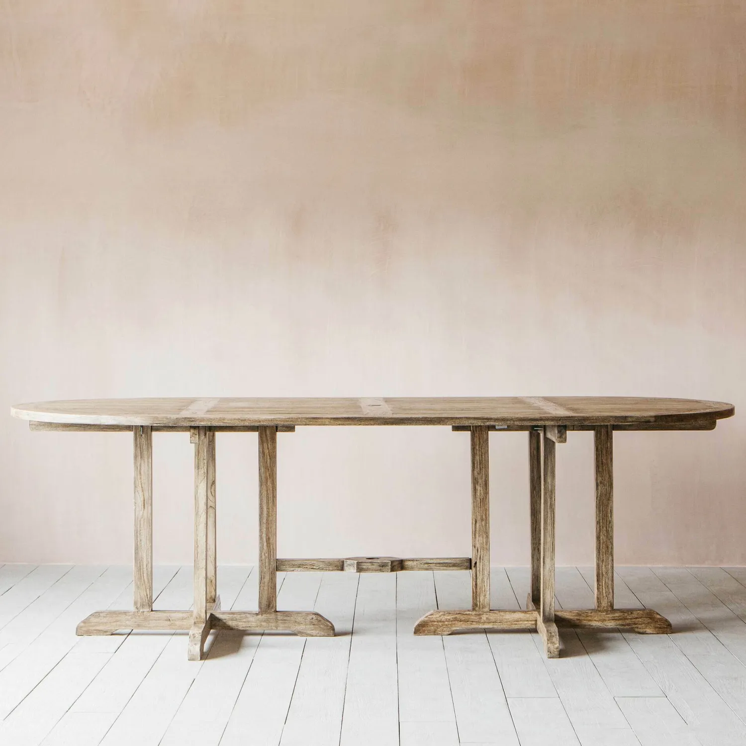 Graham & Green Grey Teak 10 Seater Garden Table