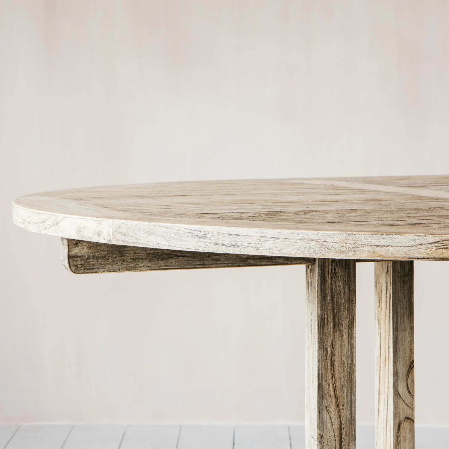 Graham & Green Grey Teak 10 Seater Garden Table