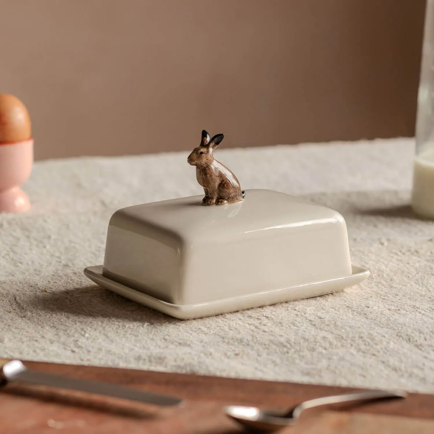 Graham & Green Hare Butter Dish