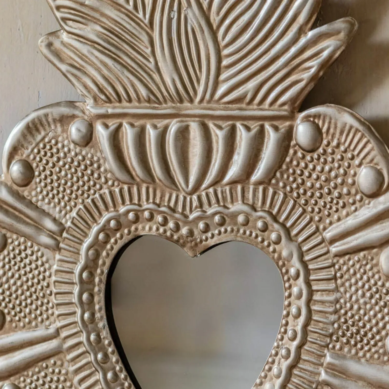 Graham & Green Heart and Flames Mirror