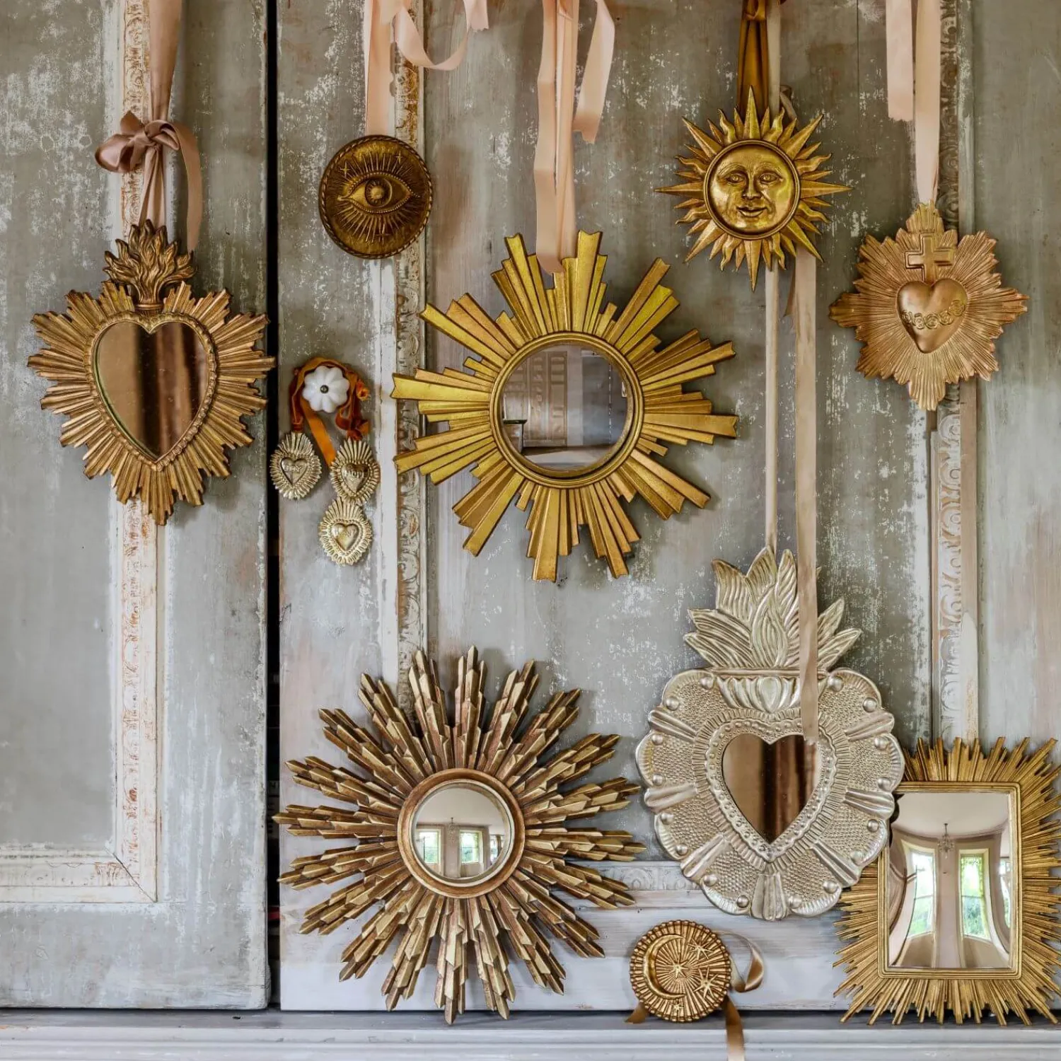 Graham & Green Heart Wall Mirror