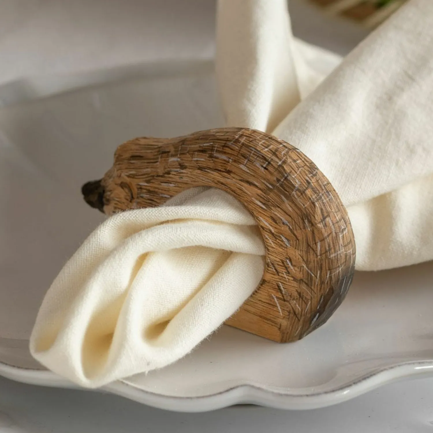 Graham & Green Hedgehog Napkin Ring
