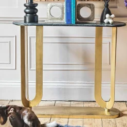 Graham & Green Hollywood Marble Console Table