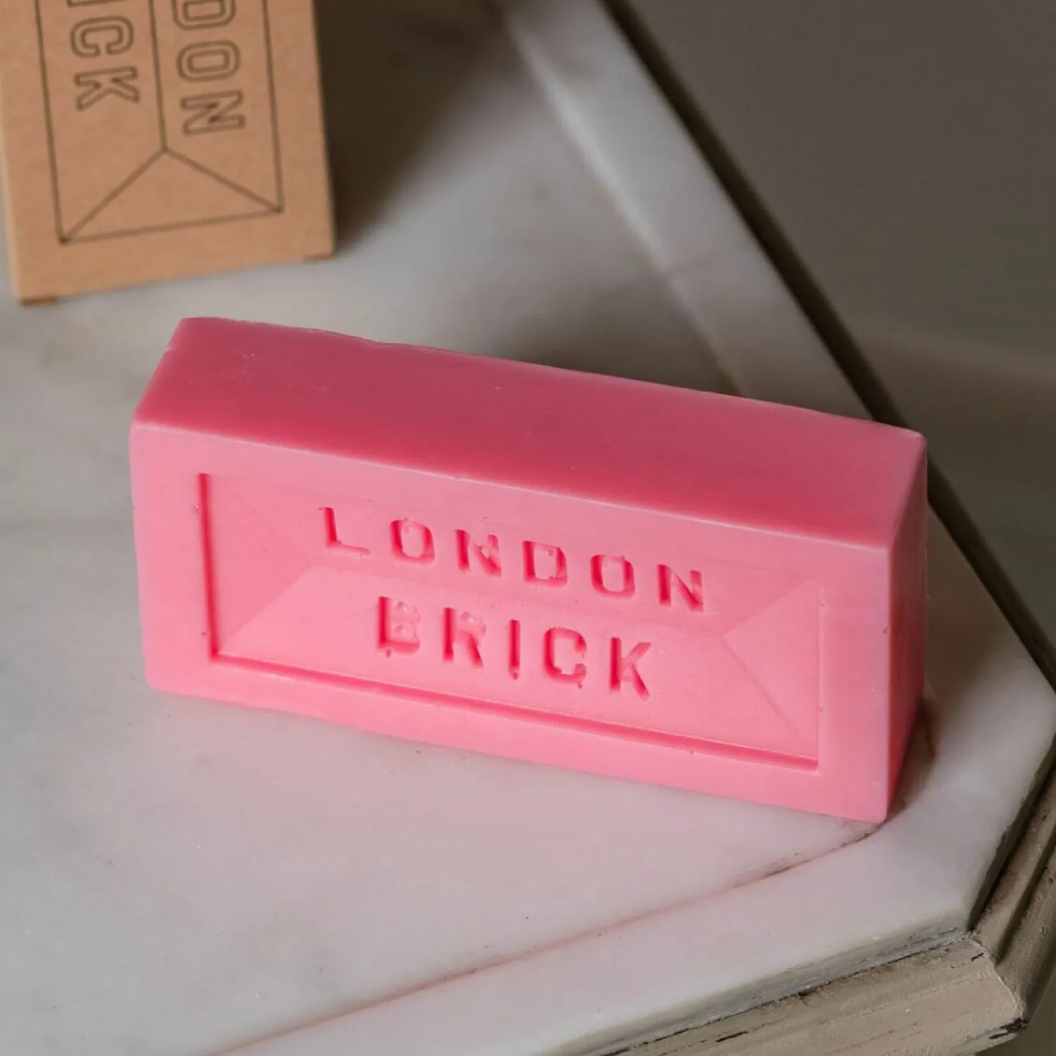 Graham & Green Hot Rose Brick Soap