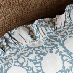 Graham & Green Indian Hand Block Printed Square Floral Cushions