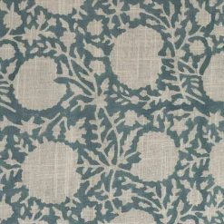 Graham & Green Indian Hand Block Printed Rectangular Floral Cushions