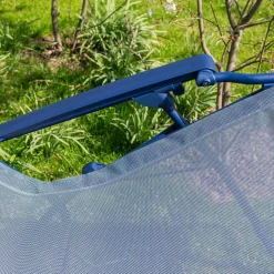 Graham & Green Indigo Blue Reclining Garden Chair