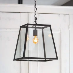 Graham & Green Inko Glass Lantern Pendant Light