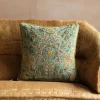 Graham & Green Ione Embroidered Velvet Square Cushion