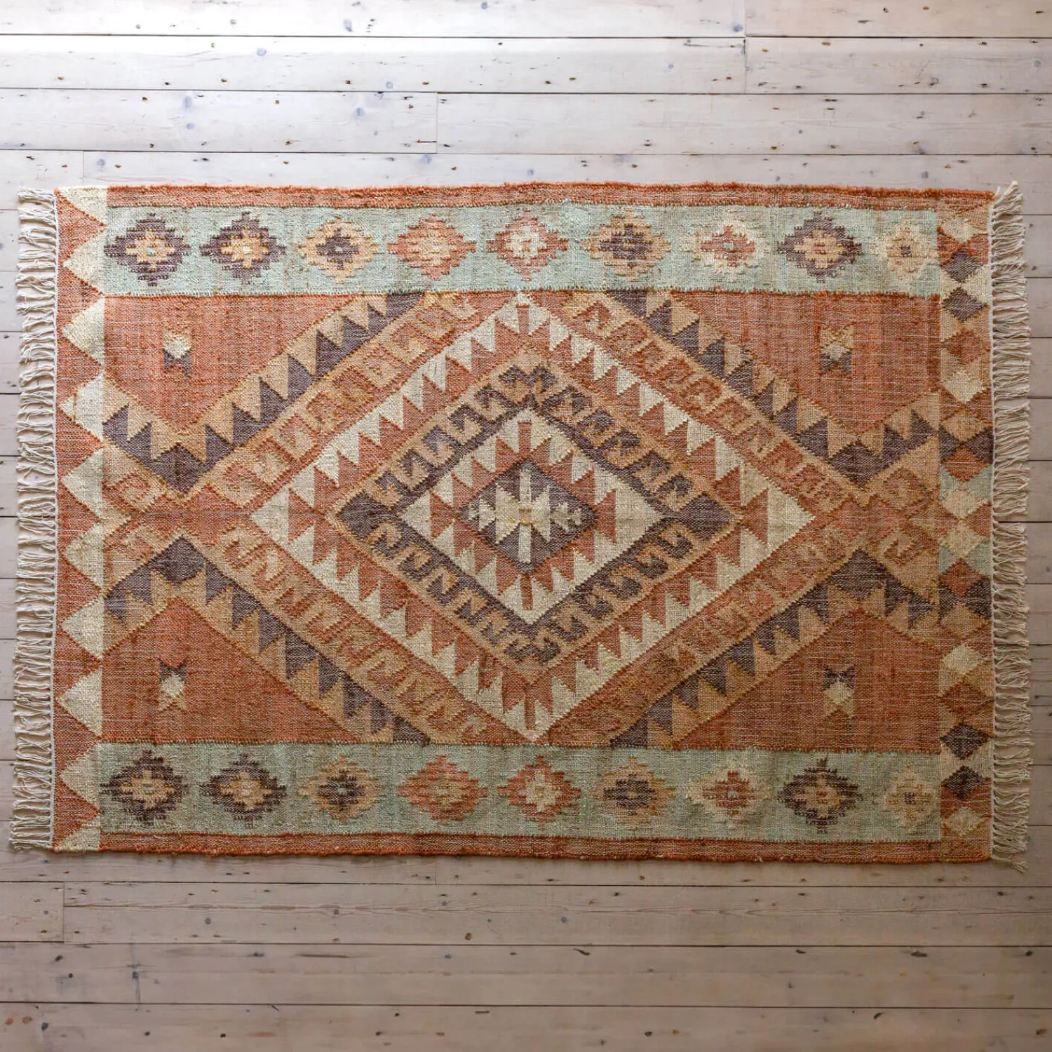Graham & Green Ira Jute Kilim Rug 140 x 200cm