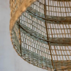 Graham & Green Iver Seagrass Ceiling Light Small
