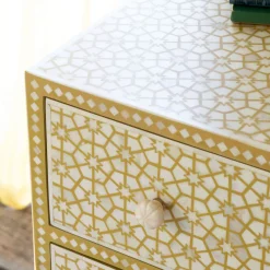 Graham & Green Jaipur Bone Inlay Chest of Drawers