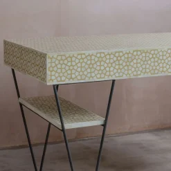 Graham & Green Jaipur Bone Inlay Desk